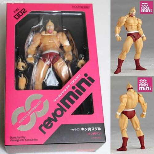 KAIYODO Japan Animi Robin Mask Kinnikuman Brocken Jr Buffaloman Asura Bulk Collection Action Figure for Fans Holiday Gift