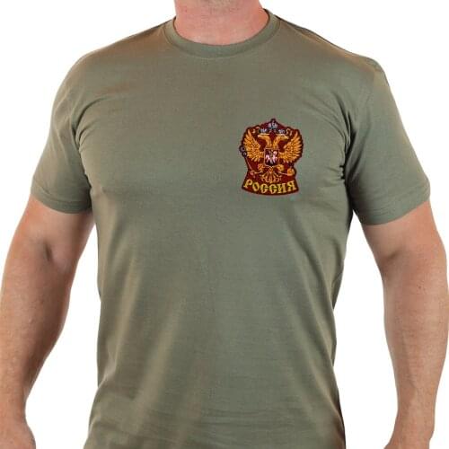T SHIRT Russian T-Shirts russia putin military Mens Clothing army S-3XL