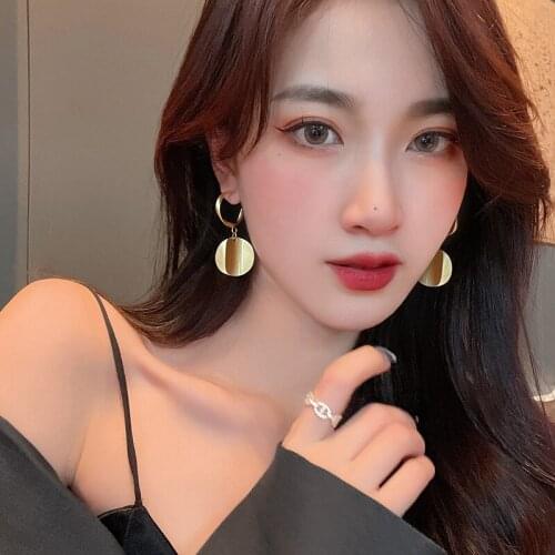 GULLS THINK YI Women's Gold Earrings