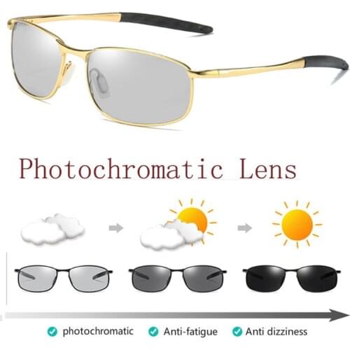 HD Polarized Photochromic Sunglasses Mens Transition Lens Driving Glasses Male Driver Safty Goggles Oculos Lentes Sol Hombre