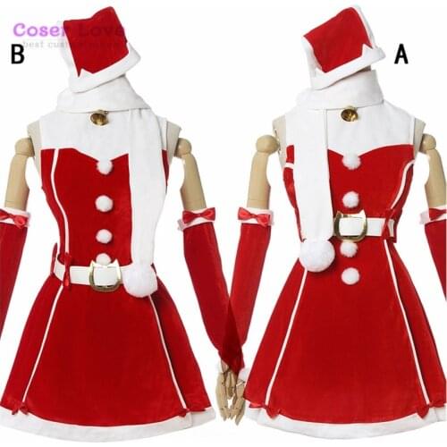 Nekopara Chocola and Vanilla Christmas dress Cosplay costume Carnaval Halloween Costume