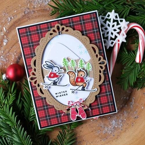 New Flower oval disk frame metal Cutting Dies Stencils DIY Scrapbooking Paper/photo Cards Embossing Dies