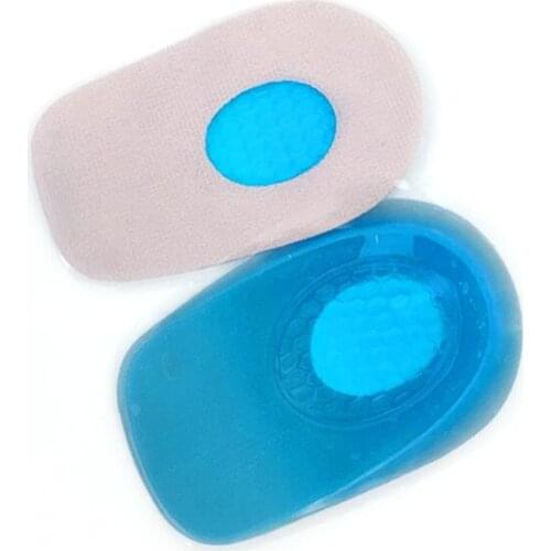 New Silicone Gel orthopedic Insoles Back Pad Heel Cup for Calcaneal Pain Health Feet Care Support spur feet cushion pads