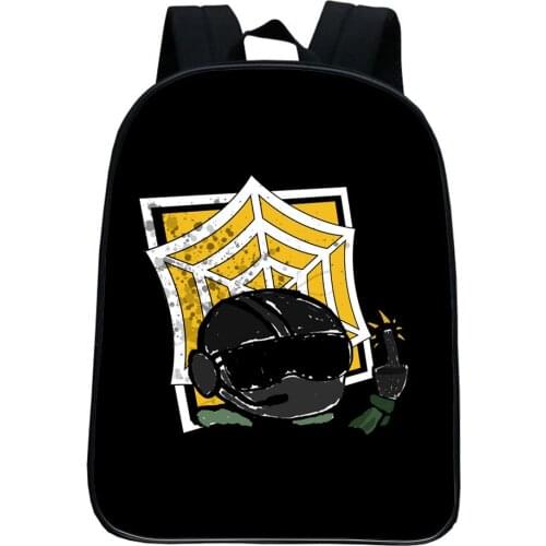 Rainbow Six Siege Backpack Kindergarten Small School Bag Kawaii Children Bag Boy Girl Bag Cartoons ESports Game Rucksack Mochila