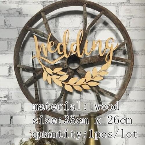 "Wedding" Wood Wedding Signs