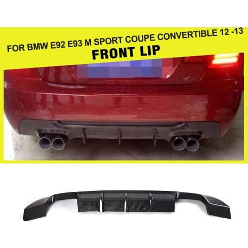 Carbon Fiber / FRP Rear Bumper Diffuser Lip Spoiler for BMW 3 Series E92 E93 M Sport Coupe Convertible Only 2012 2013