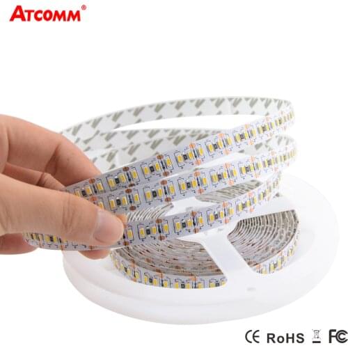Ultra Bright 3014 LED Strip Light 204 LEDs/m 12V 5 Meters 1020 LEDs High Lumen White Warm White Blue Colors LED Ribbon Lights