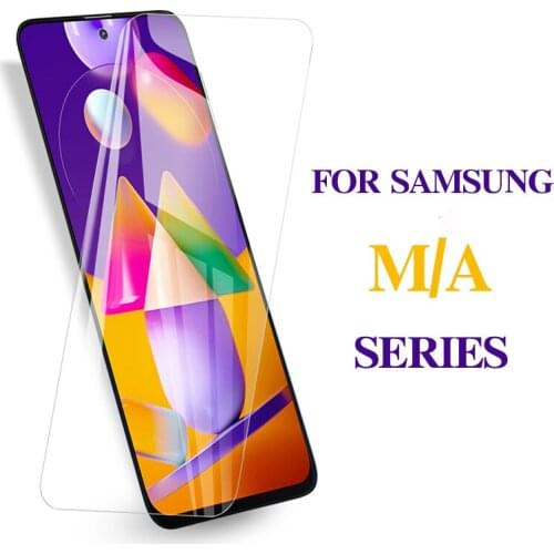 9H Full Glue Tempered Glass On Galaxy M31S M31 M21 M11 M01 M01S M50 M40 M30 Screen Protector For Samsung A71 A51 A41 A31 A20 A70