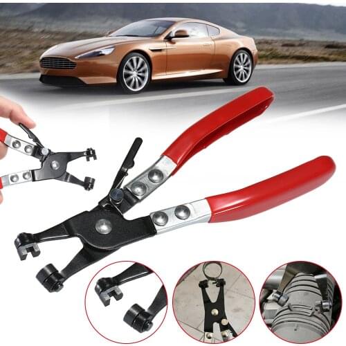 Hose Clamp Pliers Swivel Flat Band Flat-Band Ring-Type Car Water Pipe Removal Tool Mechanics Engineer