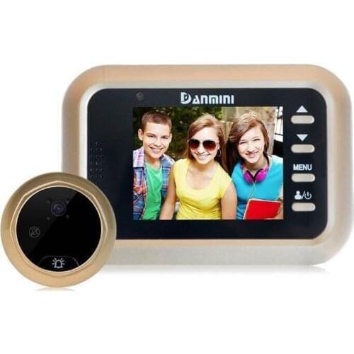 2.4 Inch 2MP 160 Degree IR Night Vision Video Door Phone Peephole Viewer