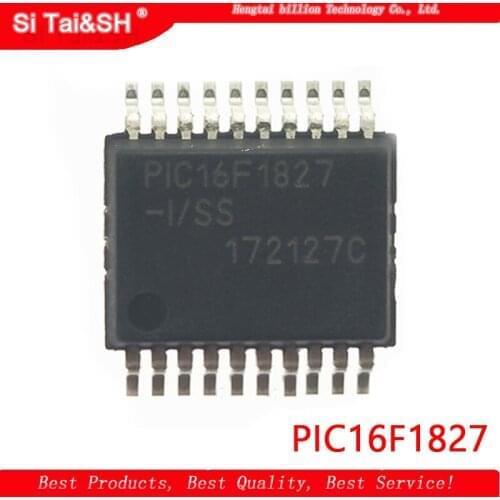 2pcs/lot PIC16F1827 PIC16F1827-I/SS SSOP20