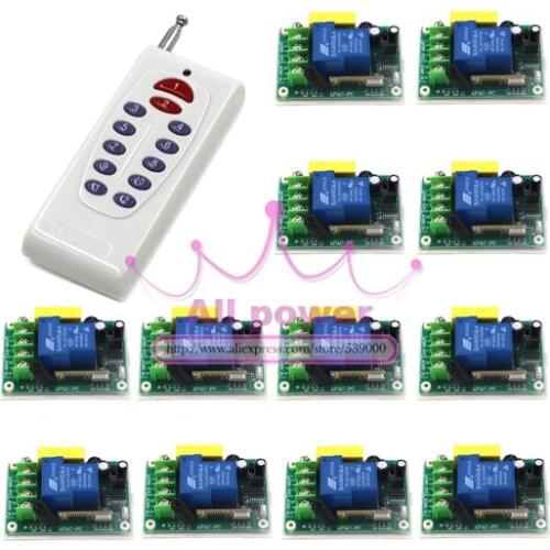 220V 30A 3000W RF Wireless Remote Control Switch Light/LED/Lamp Applicance ON OFF Working Way adjusted