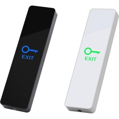 5pcs Touch Sensor Exit Button Ultra narrow size 150L*40W*12H(mm) support DC12/24V Output Contact: NO/NC/COM two color option