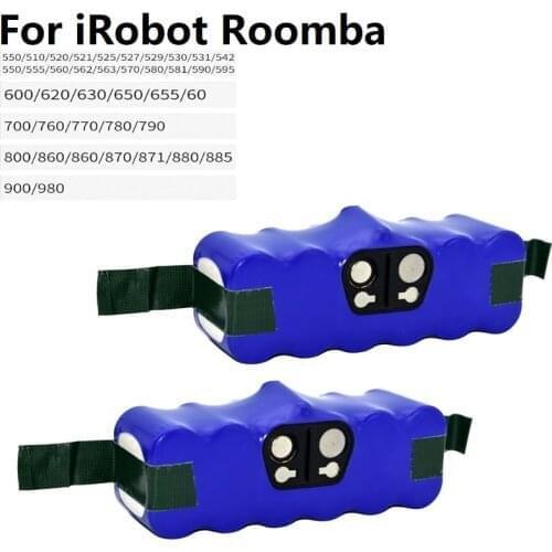 14.4V 3500mAh/4500mAh battery for iRobot Roomba 500 510 530 520 521 535 540 550 560 562 570 590 600 650 700 760 770 800 871 880
