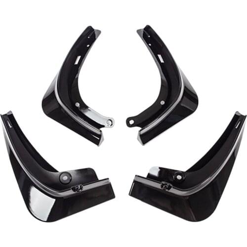 For Tesla Model Y 2020 2021 Mud Flaps Front Rear Wheel Fenders Splash Guards Mudguards (Glossy Black)
