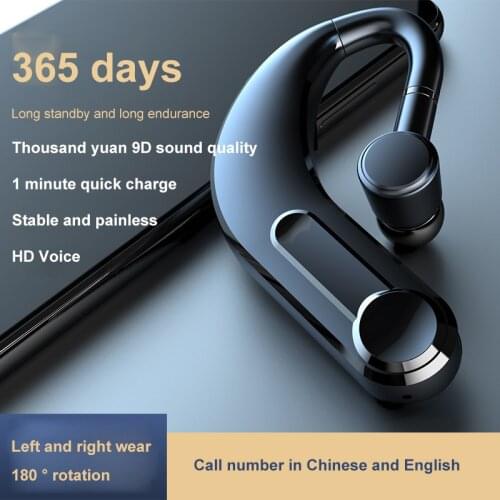 M21 Ear Hook Earphones Wireless Bluetooth Headphones Sweat-proof Sports Headset With Micphone Stereo Handsfree Earpiece