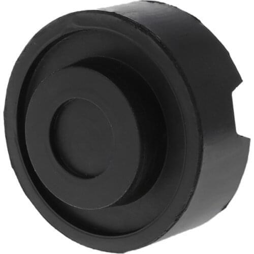 Black Rubber Slotted Floor Jack Pad Frame Rail Adapter For Pinch Weld Side Pad