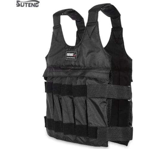 New 20/50 kg Loading Weighted Vest Jacket Load Weight Vest Exercise for Boxing Training Fitness Equipment for Running