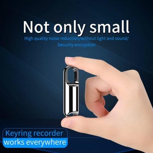 New Digital Voice Recorder Keychain MP3 Listening to Songs U Disk Smart Factory Direct English Voice Recorder