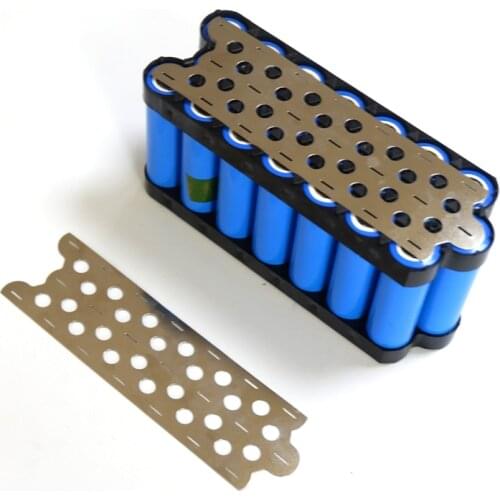 3*7 W Type plastic bracket 3.7V Lithium ion battery holder and nickel For 18650 Lithium ion battery pack