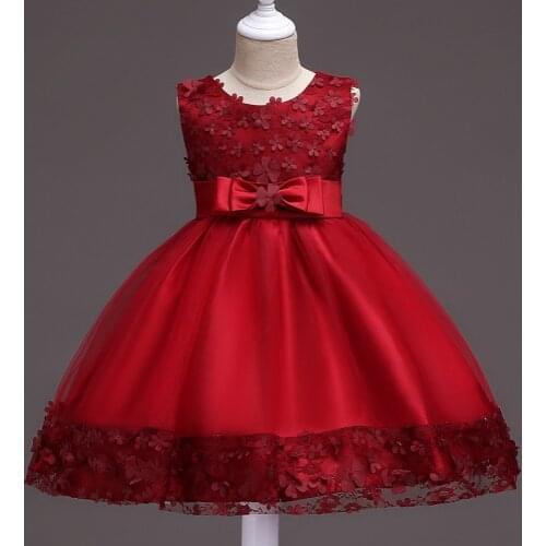 Princess Dance Dress for Girls Stage Wear Dance Dresses Oriental Dance Costumes for Kids 5 Colors D0071 Sheer Hem Appliques