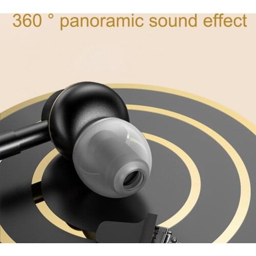Balanced Armatured + Dynamic Earphones Moving Coil Iron Type-C Universal In-Ear Wired Earphone Newest 3D Stereo Headset