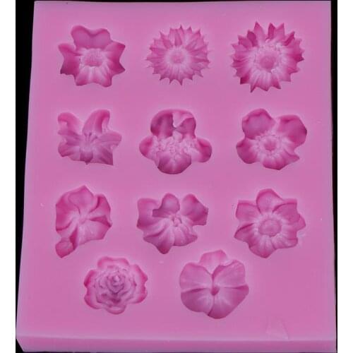 1 Piece Flower Silicone Mold Tools Charm Mold Decorating Tools Charm Mold Pendants Jewelry new
