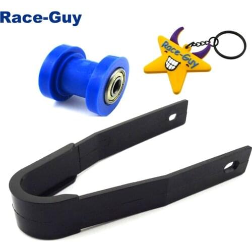 Blue 8mm Chain Roller + Chain Slider For Pit Dirt Motor Bike Motorcycle Motocross Kayo BSE SSR Coolster
