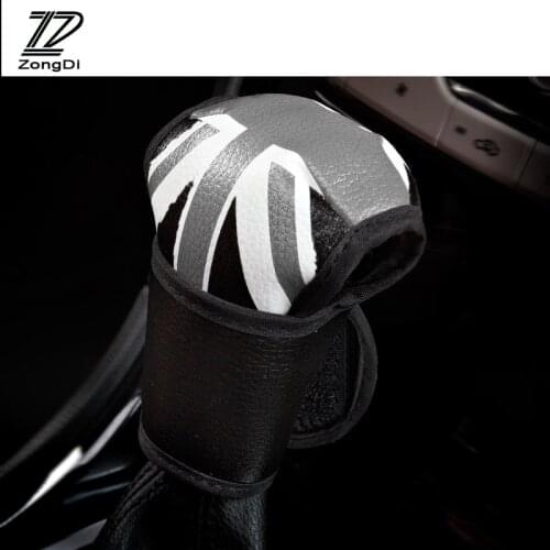 1pc New Car Leather gears Meter word flag Gear Shift Collars for Mercedes Benz W203 W204 W211 Volvo S60 XC90 XC60 S80 Subaru