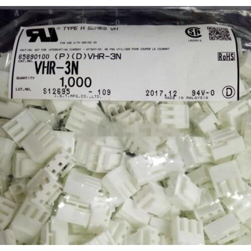 100% Original Spot 1000PCS VHR-3N Connector 3Pin Rubber Case 3.96mm Pitch Sensor