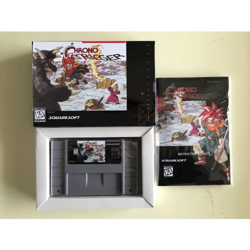 16Bit Games ** Chrono Trigger ( USA Version!! Box+Manual+Cartridge!! )
