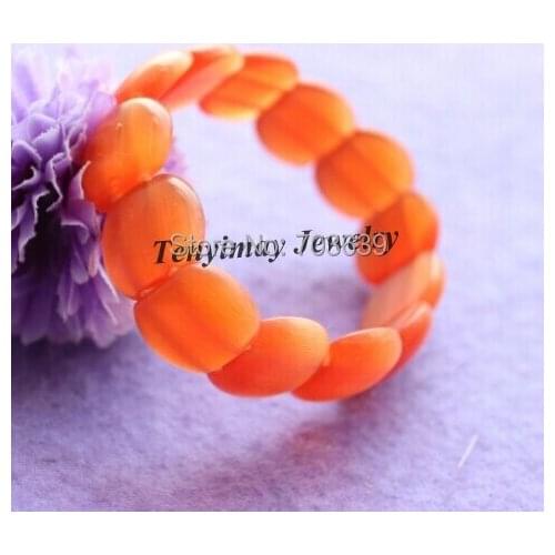 2015 New Square Oblate Opal Bracelets Mixed Color 12pcs Wholesale