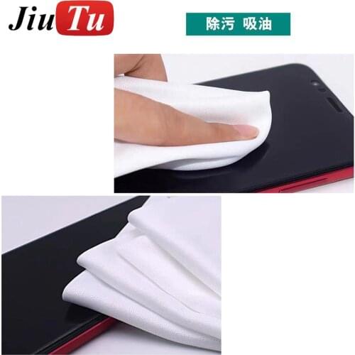 400Pcs/Bag Soft Cleanroom Tissue Wiper Cleaning Non Dust LCD Repair Tool Wiping Cloth For iPhone Class Clean Cloth Kit