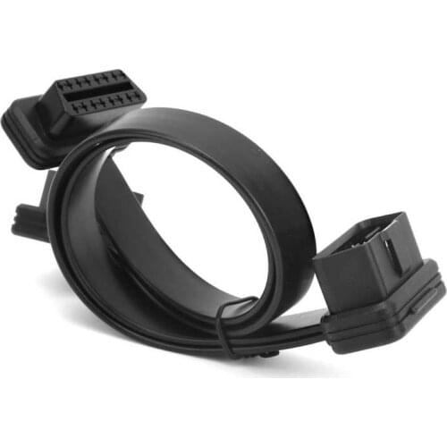 Adapter Auto Diagnostic Tool automotive 1 to 2 OBD Extension Cable Splitter 16Pin Connector 0.98ft Professional Car Diagnostic