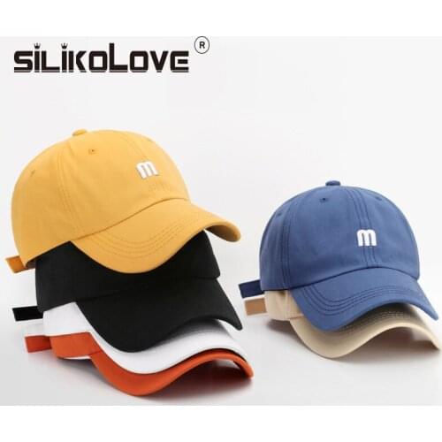 Solid Color Letter Embroidery Spring Summer Baseball Cap Men Women Adjustable Visor Hat Outdoor Sport Hats