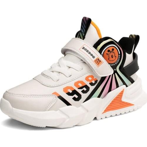 Spring and Autumn New Fashion Kids Sneakers Boys Leather Waterproof Casual Shoes Children Comfortable School Sneakers