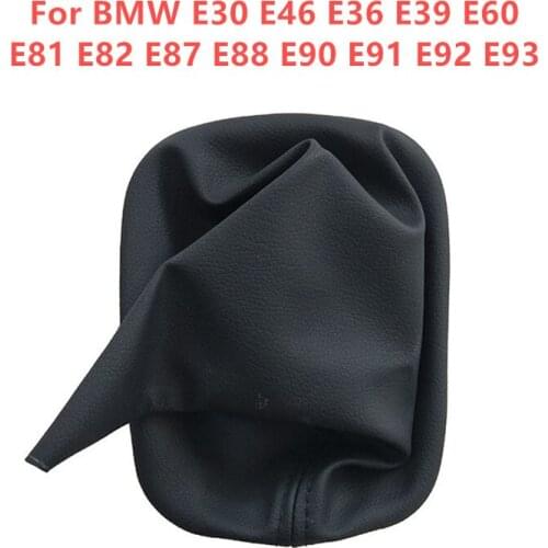 For BMW E30 E46 E36 E39 E81 E82 E87 E88 E60 E90 E91 E92 E93 Car Gear Shift Lever Boot Cover Frame Gaiter Collars Accessories