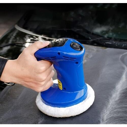 Car waxing machine polishing locomotive carrying 12V portable self-service hand-held waxing machine waxing maintenance supplies