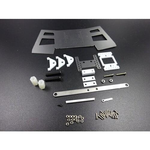 Unpainted Body Bumper Tow Hook Kits For 1/14 Rc Truck Tamiya Benz Actros Truck 1851 3363 56348 56335