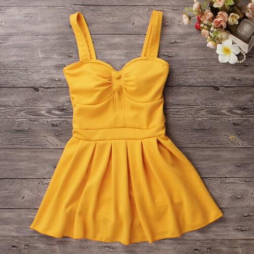 2021 New Solid Women One Piece Swimsuit Skirt Bathing Suit Swimming Dress Beach Wear Swimwear Summer Sexy Ladies Swim Suits