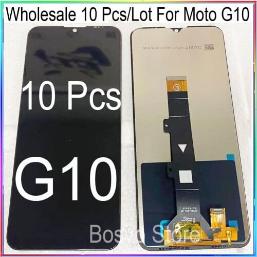 WholeSale 10 Pcs/Lot for Moto G10 XT2127-2/4 LCD Screen Display with Touch Digitizer Assembly G10 Power 2021