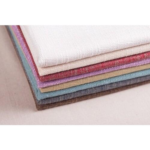 Sell lots of thick bamboo cotton plain solid color Linen curtains balcony, bedroom, living room curtains