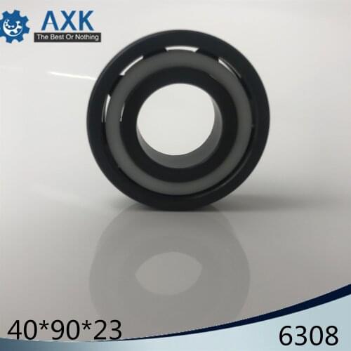 6308RS 6308 OPEN Full Ceramic Bearing ( 1 PC ) 40*90*23 mm Si3N4 Material 6308CE All Silicon Nitride Ceramic Ball Bearings
