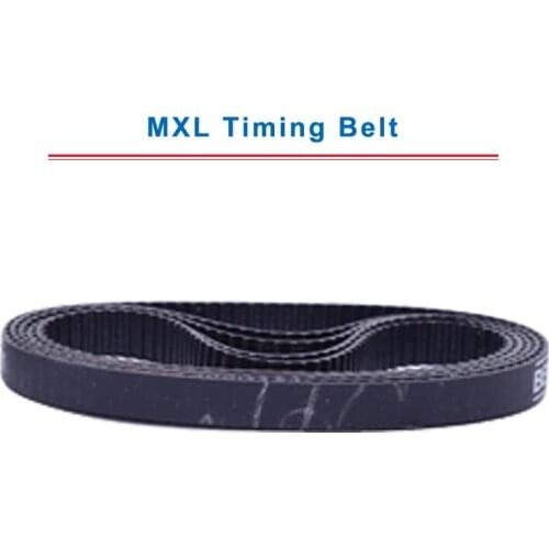 2 pcs MXL Timing Belt model-75/76/76.8/77/78/79.2/80/80.8/81/82MXL Rubber Transmission Belt Width 6/10mm For MXL Timing Pulley
