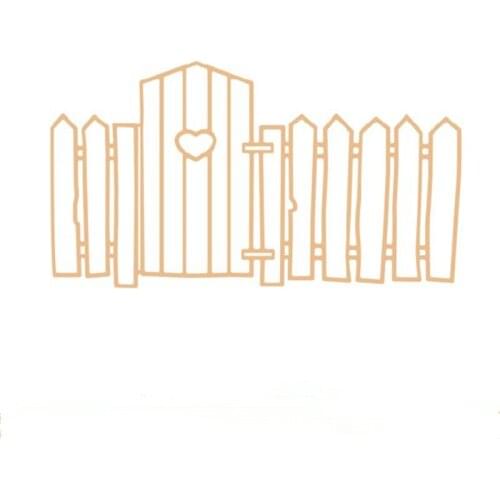 Flower Fence Cutting Dies Scrapbook Dariy Decoration Stencil Embossing Template DIY Greeting Card Handmade