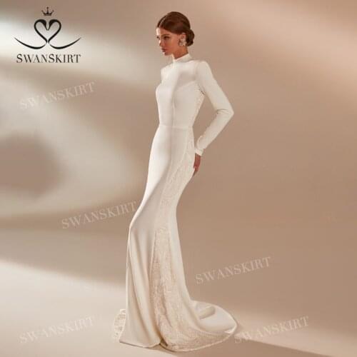 SwanSarah Mermaid Silhouette Wedding Dresses