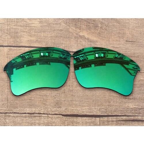 Vonxyz Jade Mirror Polarized Replacement Lenses for-Oakley Flak Jacket XLJ Frame