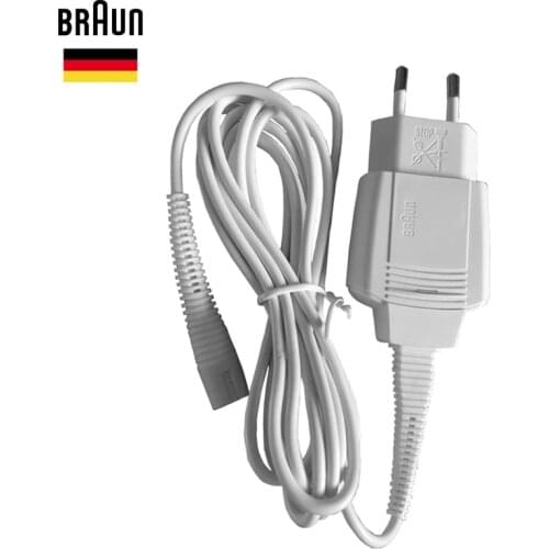Braun Shavers Charger Cord 5497 EU Wall Plug Razor AC Power Charging Cable 100-240v Output 12v Waterproof Brand New Accessories