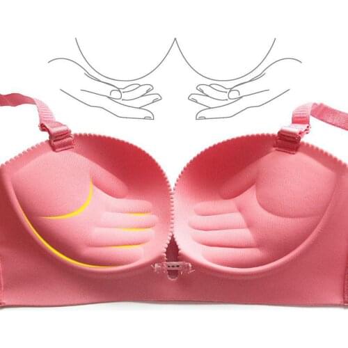 Women Bra Comfortable Everyday Wear Push Up Brassiere Sexy Seamless Bra support chest push up Bra Gather Adjustable massage bra