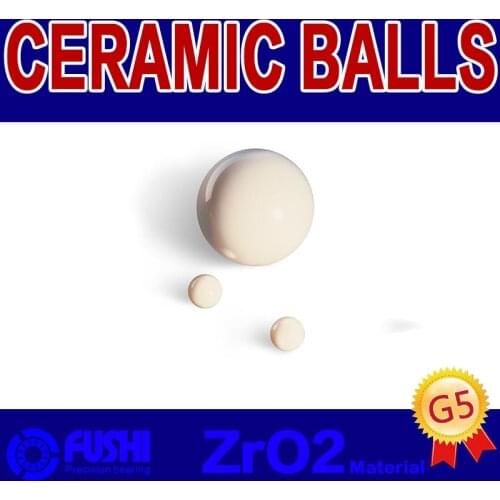 ZrO2 Ceramic balls 9 9.525 10 10.319 11.113 11.509 11.906 12 ( 2 PC) Zirconium Dioxide G5 Precision Ball